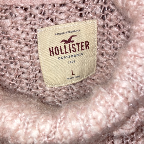 Hollister Pink Woven Sweater - Picture 2 of 3